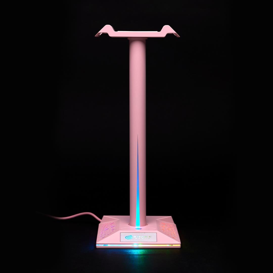 SOPORTE SNAKE GAMER AUDÍFONOS NAJASH PINKKER NJ395 RGB USB - 2