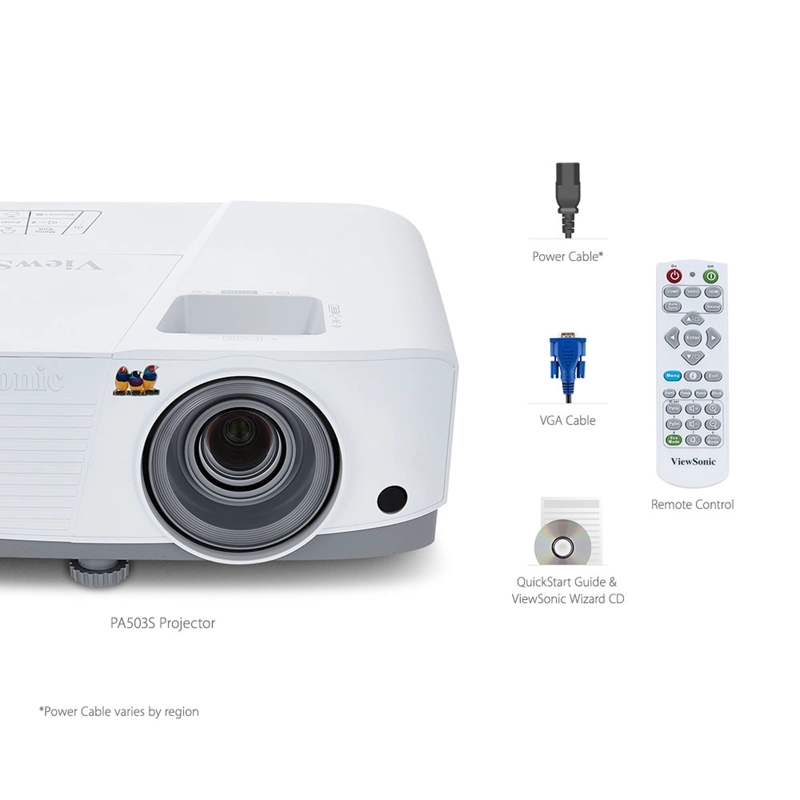 PROYECTOR VIEWSONIC PA503S DLP 4000 LUMENES SVGA PARA ESPACIOS PEQUEÑOS - 7