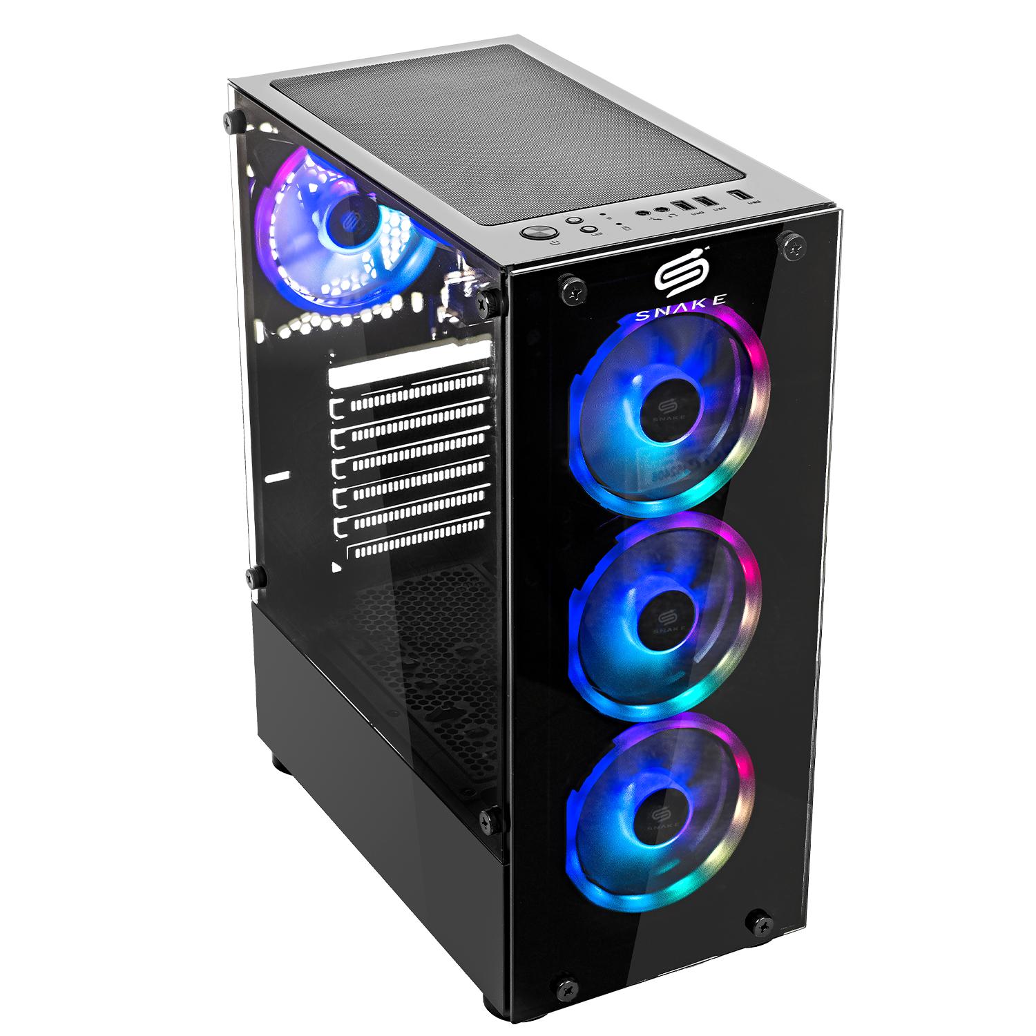 PC GAMER SNAKE GAMER VIBORA V6 R5 5500 RTX 3050 SSD 1TB RAM 16 GB W11P - 2