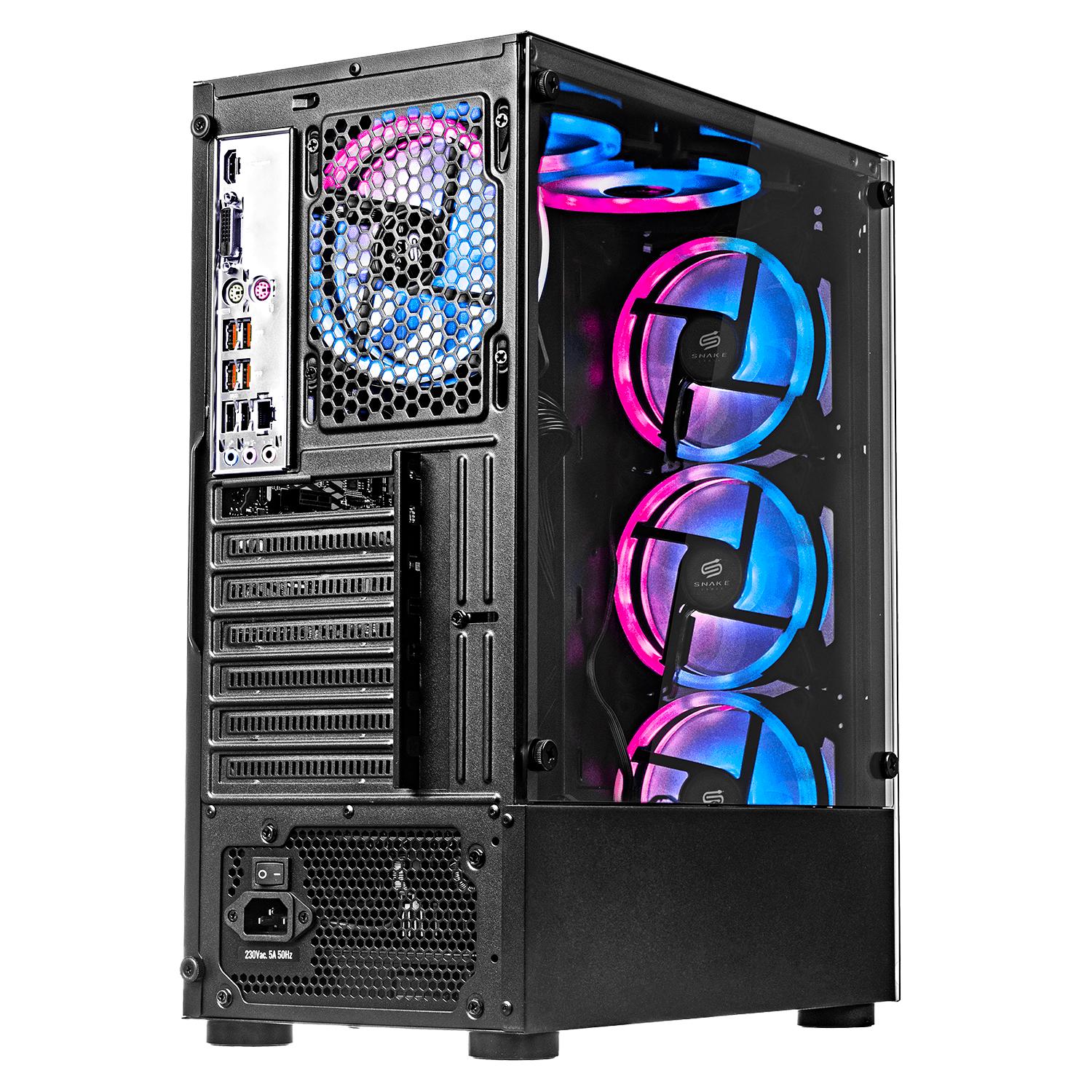 PC GAMER SNAKE GAMER VIBORA V6 R5 5500 RTX 3050 SSD 1TB RAM 16 GB W11P - 6