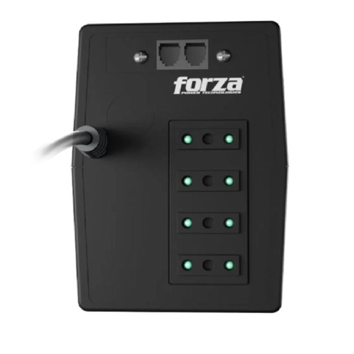 UPS FORZA NT-1012C  1000VA/500W  220V  4 TOMAS ITALIANAS - 4
