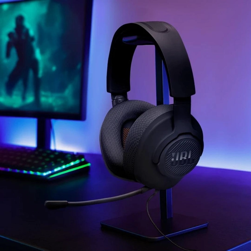 AUDIFONOS GAMER ALAMBRICO JBL QUANTUM 100M2 JACK 3.5 NEGRO - 9