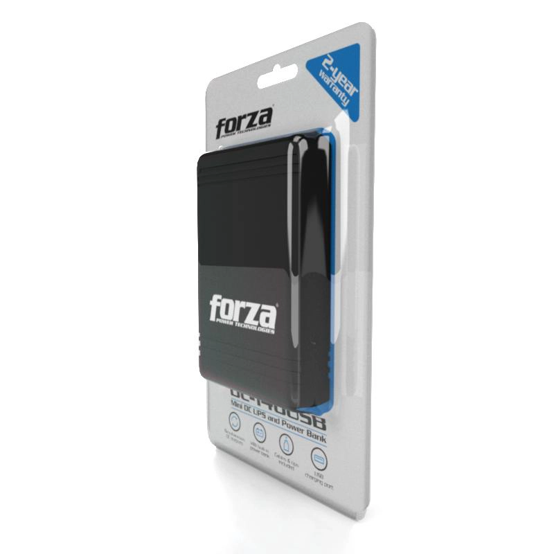 MINI UPS FORZA 24W DC-140USB USB SALIDAS 5V 9V 12VPORTATIL - 5