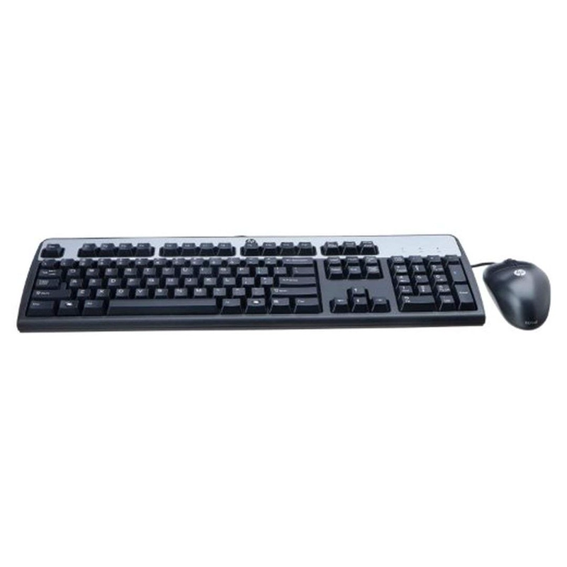 KIT TECLADO MOUSE ALAMBRICO HP 631341-B21  INGLE S USB NEGRO - 2