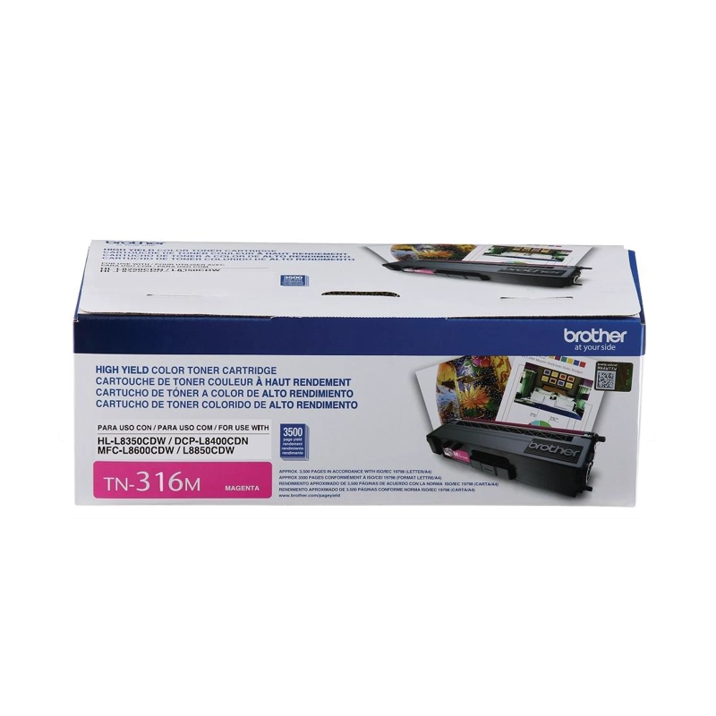 CARTUCHO DE TONER ORIGINAL BROTHER TN-316M MAGENTA - 2