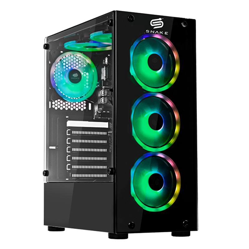PC SNAKE GAMER VIBORA V12 RYZEN 5 5500 GT 1030 8GB  256GB