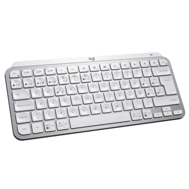 TECLADO INALAMBRICO LOGITECH MX KEYS MINI  BLANCO ESPAÑOL - 2