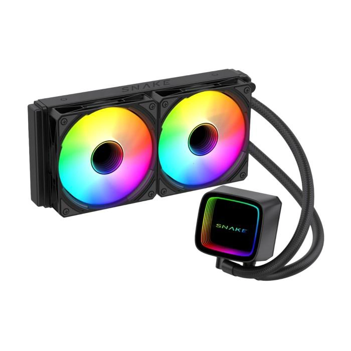 SNAKE GAMER REFRIGERACION LIQUIDA SNAKE LEVIATHAN 240 RGB 240MM (RLL240-1)