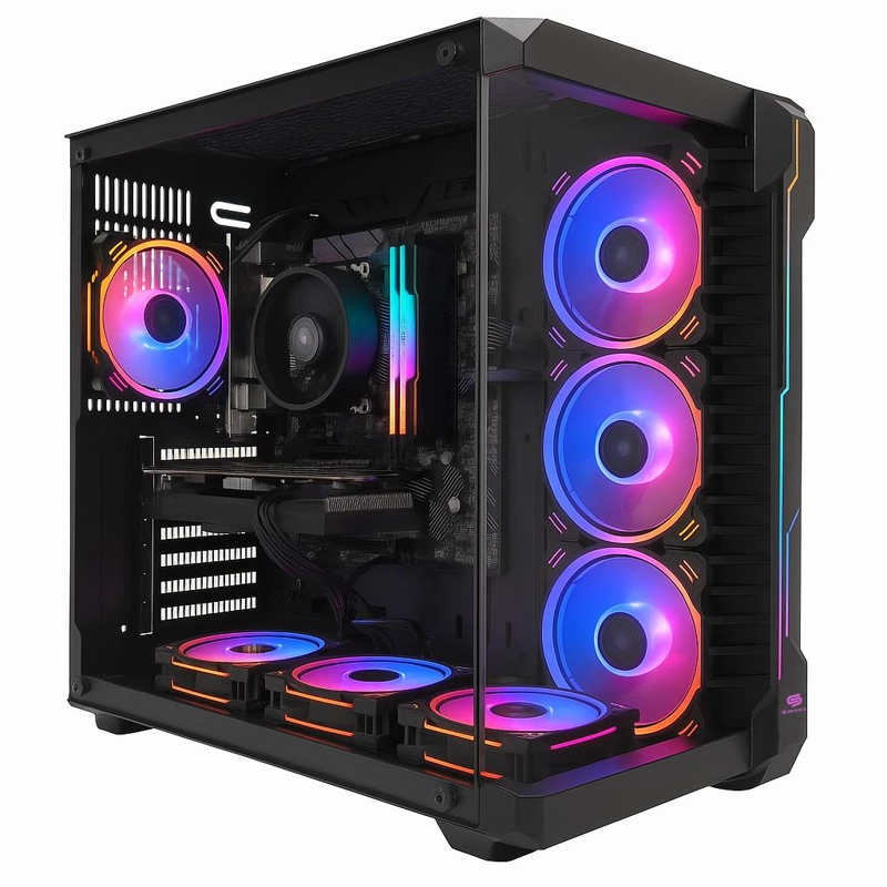 PC SNAKE GAMER MAMBA V3 RYZEN 7 5700 RTX 5060 16GB 512GB SSD - 1