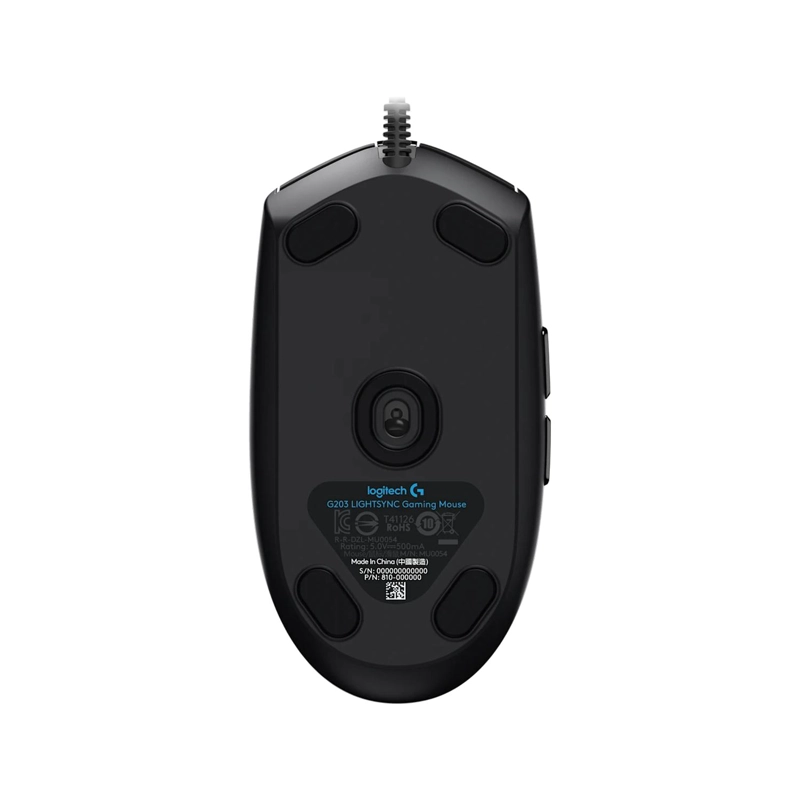 MOUSE GAMER LOGITECH G203 LIGHTSYNC RGB NEGRO - 3