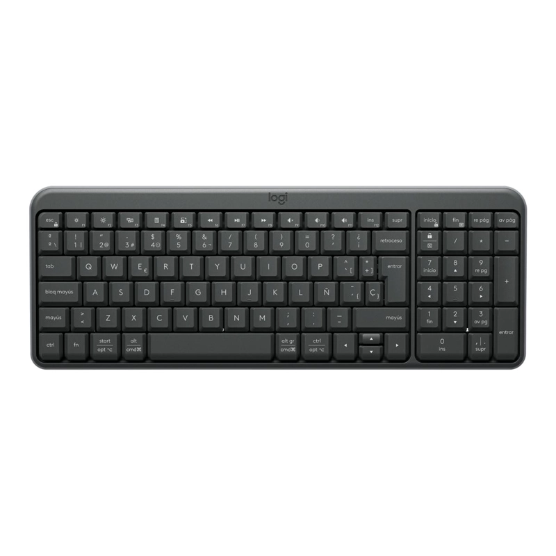 TECLADO INALAMBRICO LOGITECH K250 COMPACT ESPAÑOL BT GRAFITO - 1