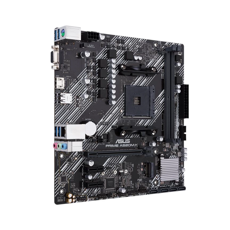 PLACA MADRE ASUS A520M-K PRIME AMD MICRO ATX DDR5 PCIE 3 M.2 - 3