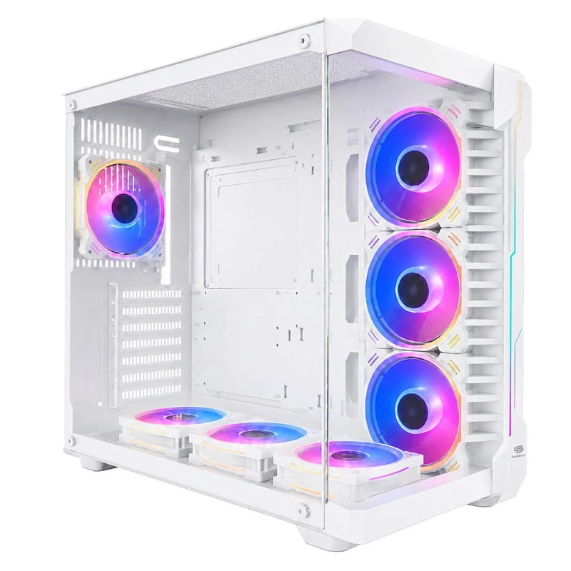 GABINETE SNAKE GAMER ATHERIS WHITE ATX MID TOWER VIDRIO TEMPLADO (AT880W) - 2