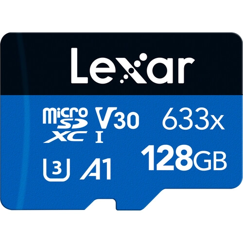 TARJETA MICRO SDXC LEXAR 128GB HIGH PERFORMANCE UHS-I 633X C10 U3 - 2