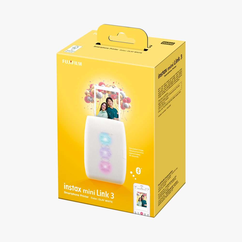 IMPRESORA FUJI INSTAX MINI LINK 3 CLAY WHITE - 5
