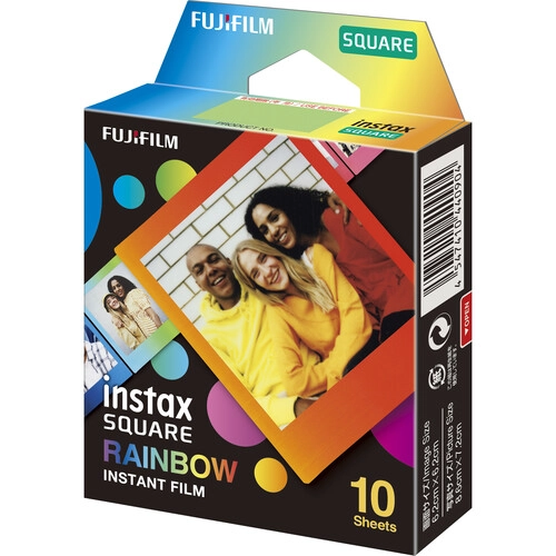 PELICULA INSTANTANEA FUJIFILM INSTAX SQUARE RAINBOW 10 FILMS - 2