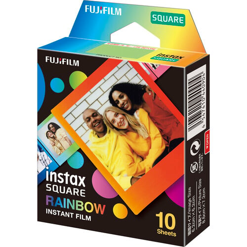 PELICULA INSTANTANEA FUJIFILM INSTAX SQUARE RAINBOW 10 FILMS - 2