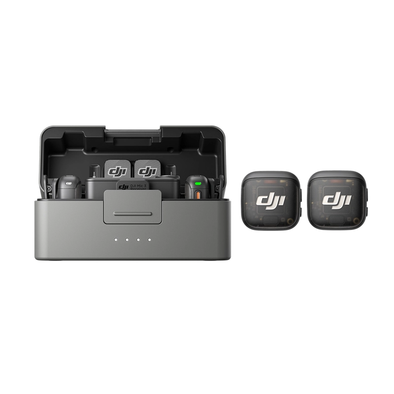 MICROFONO DJI MIC 3 (2 TX + 1 RX + CHARGING CASE) - 1