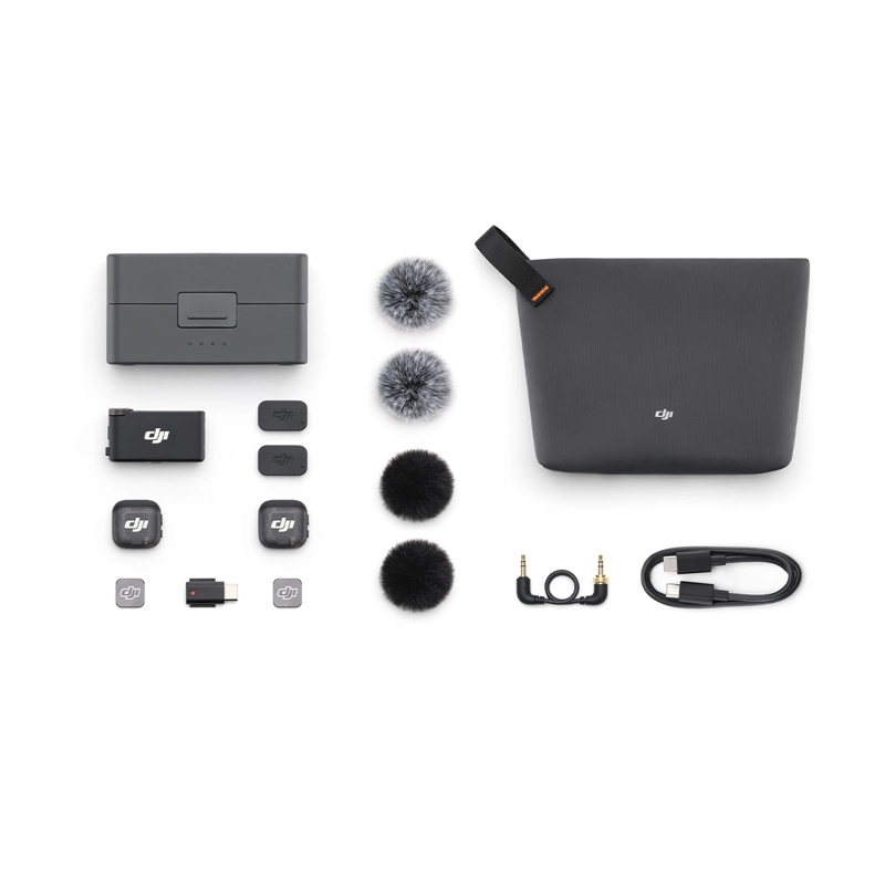 MICROFONO DJI MIC 3 (2 TX + 1 RX + CHARGING CASE) - 2