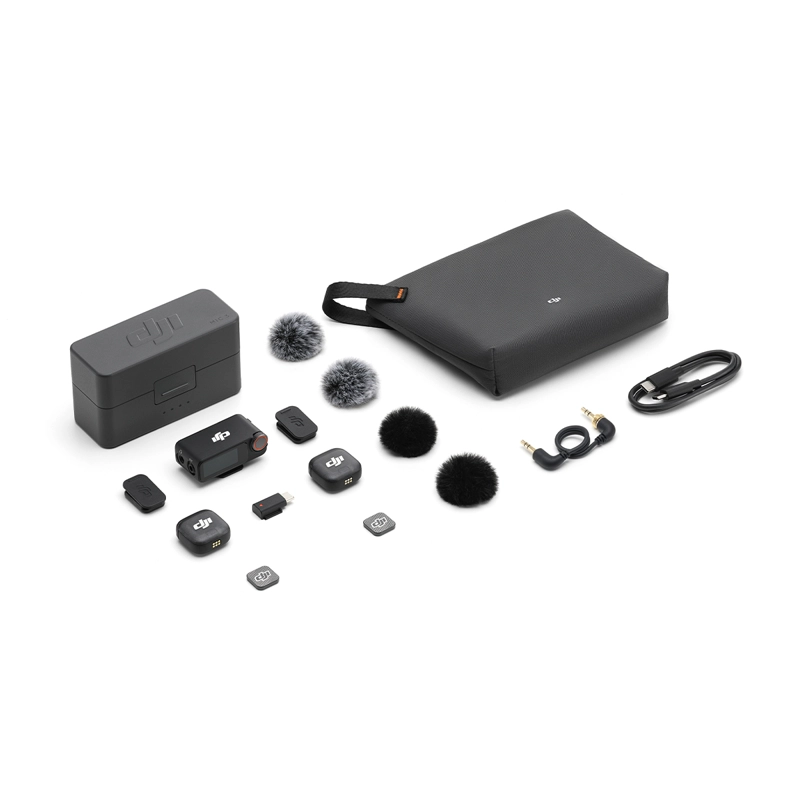 MICROFONO DJI MIC 3 (2 TX + 1 RX + CHARGING CASE) - 3