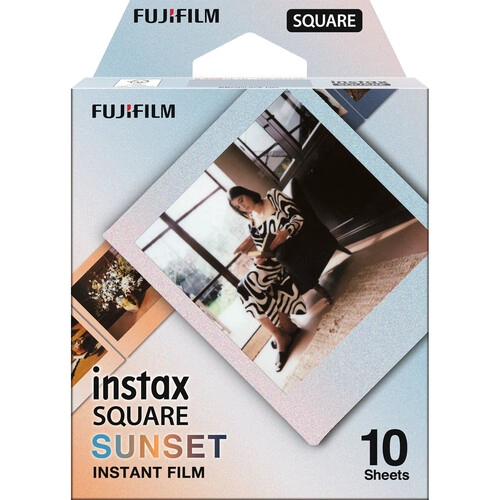 PELICULA INSTANTANEA FUJIFILM INSTAX SQUARE SUNSET 10 FILMS - 2