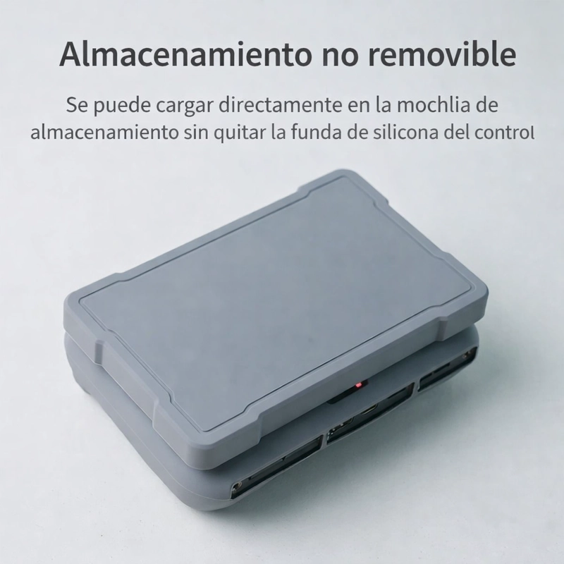 DJI RC PRO 2 FUNDA SILICONA Y PROTECTOR DE PANTALLA GRIS - 3