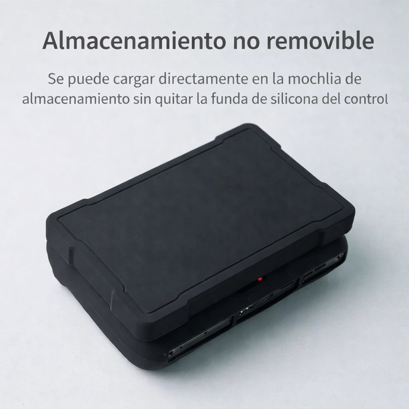 DJI RC PRO 2 FUNDA SILICONA Y PROTECTOR DE PANTALLA NEGRO - 3