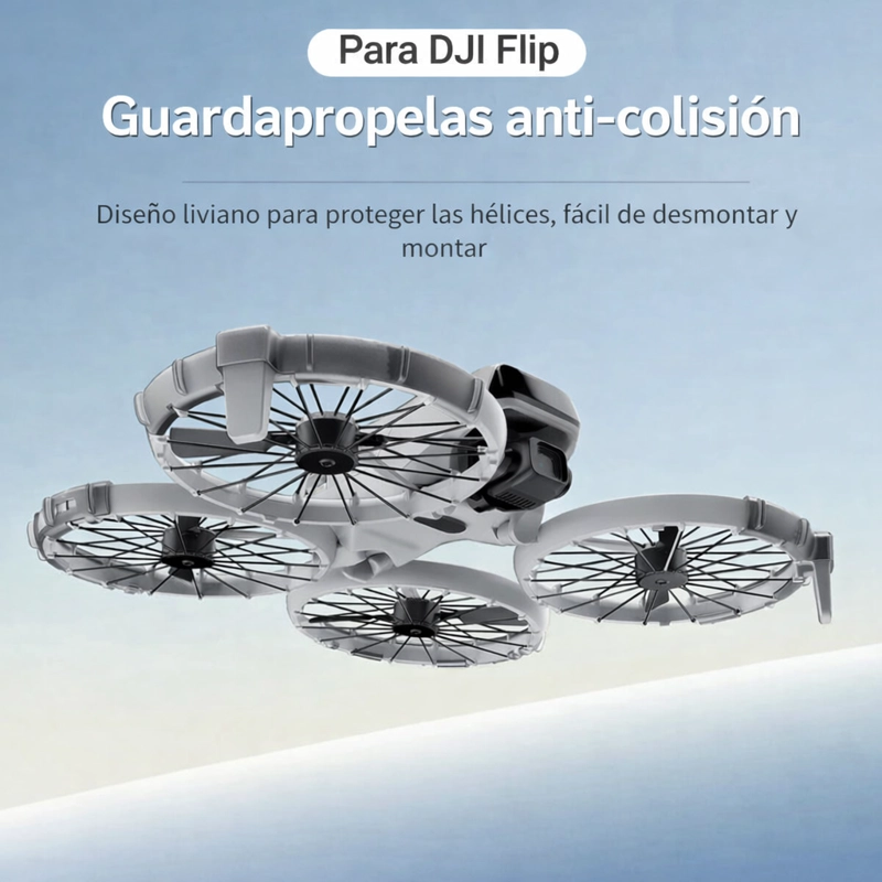 PARACHOQUES ANTICOLISION PARA HE LICE DJI FLIP (GRIS) - 2