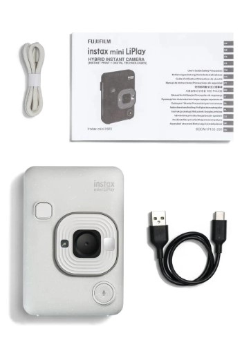 CAMARA INSTANTANEA MINI LIPLAY INSTAX MISTY WHITE - 4