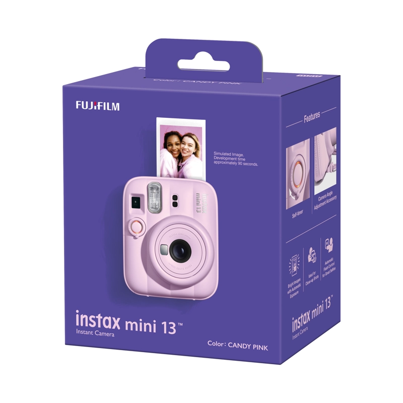 CAMARA INSTANTANEA KIT INSTAX MINI 13 PINK+FILM 10 - 6