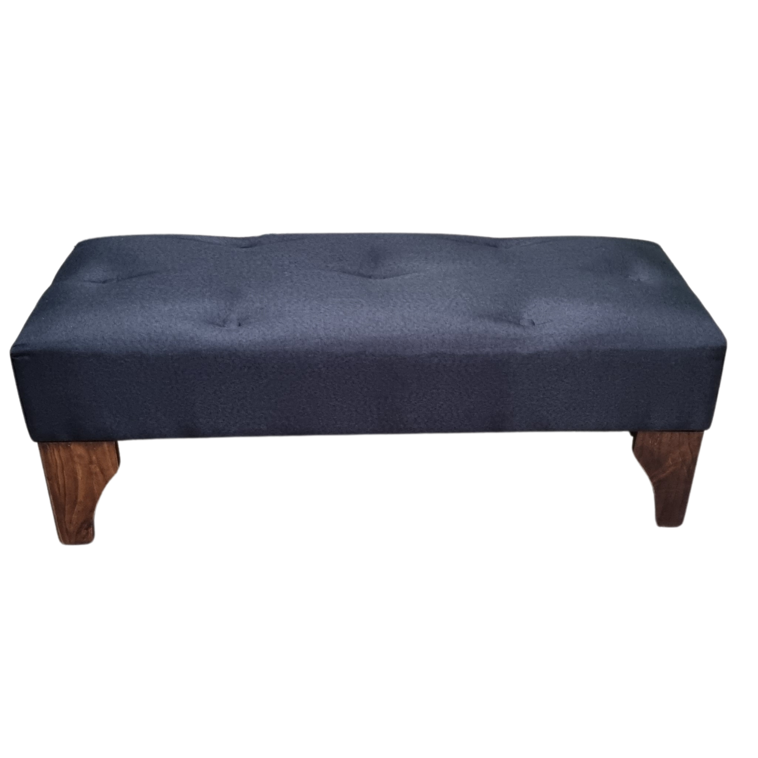 BANQUETA MUEBLES RIMAR BOTONE NEGRO LINO - 4