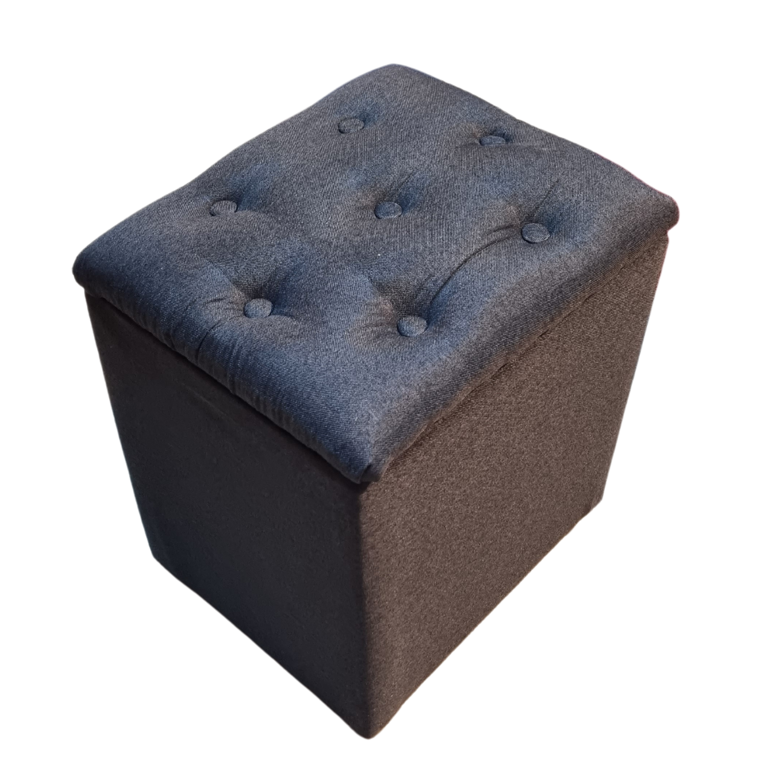 POUF MUEBLES RIMAR LINO NEGRO BAUL - 2