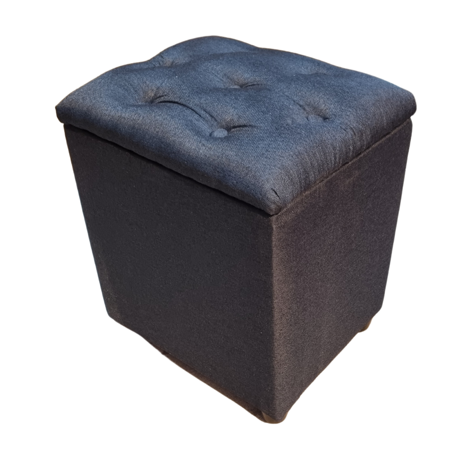 POUF MUEBLES RIMAR LINO NEGRO BAUL - 3
