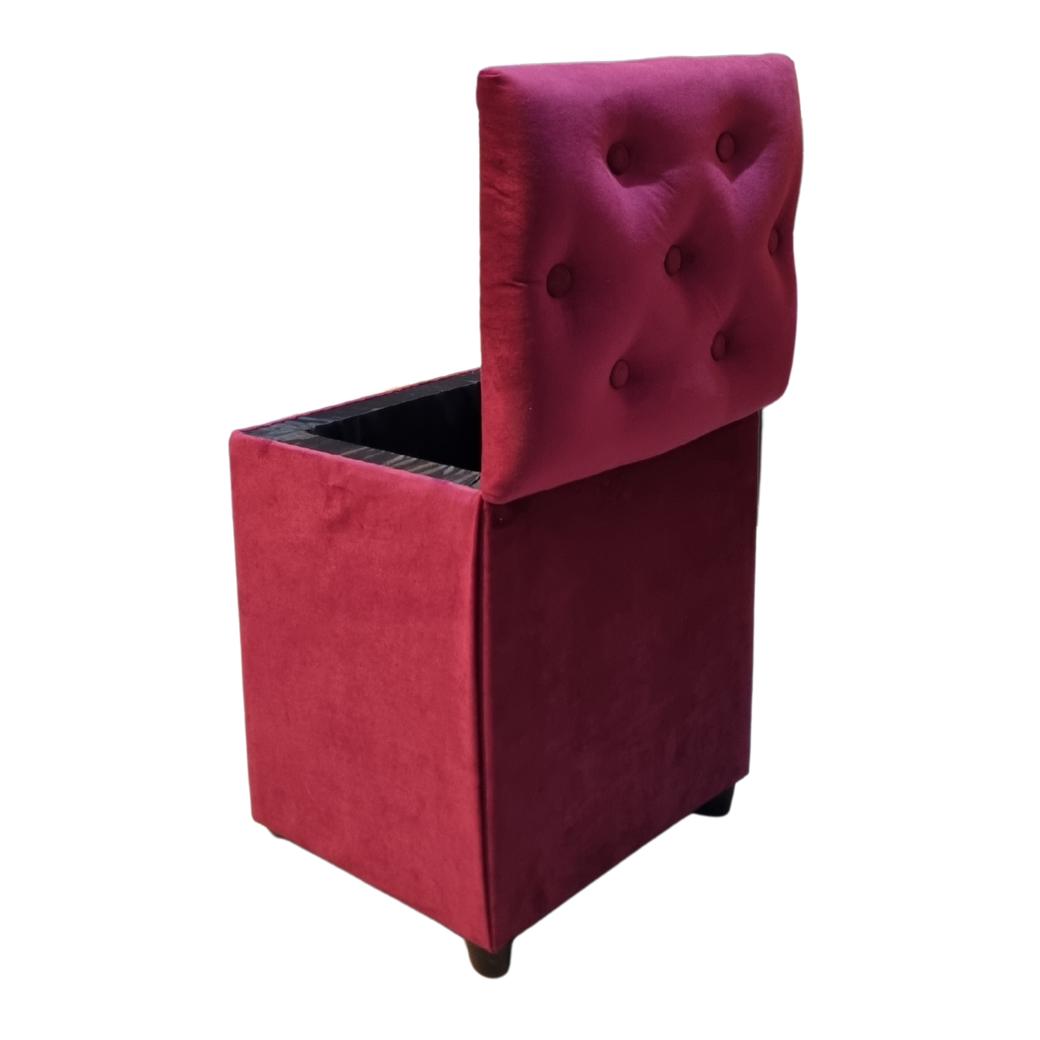POUF MUEBLES RIMAR FELPA BURDEO BAUL - 4