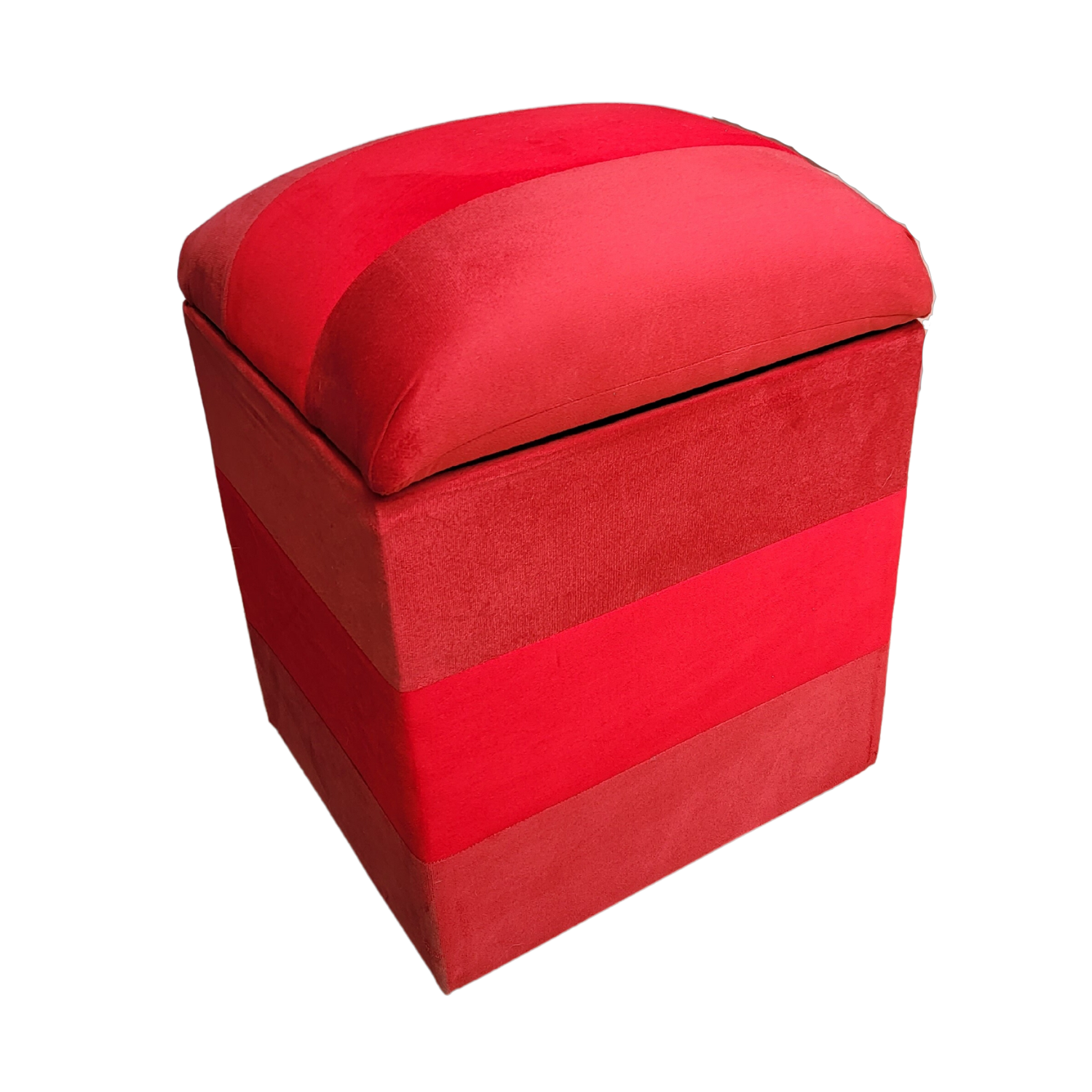 POUF MUEBLES RIMAR ROJO BAUL BICOLOR - 2