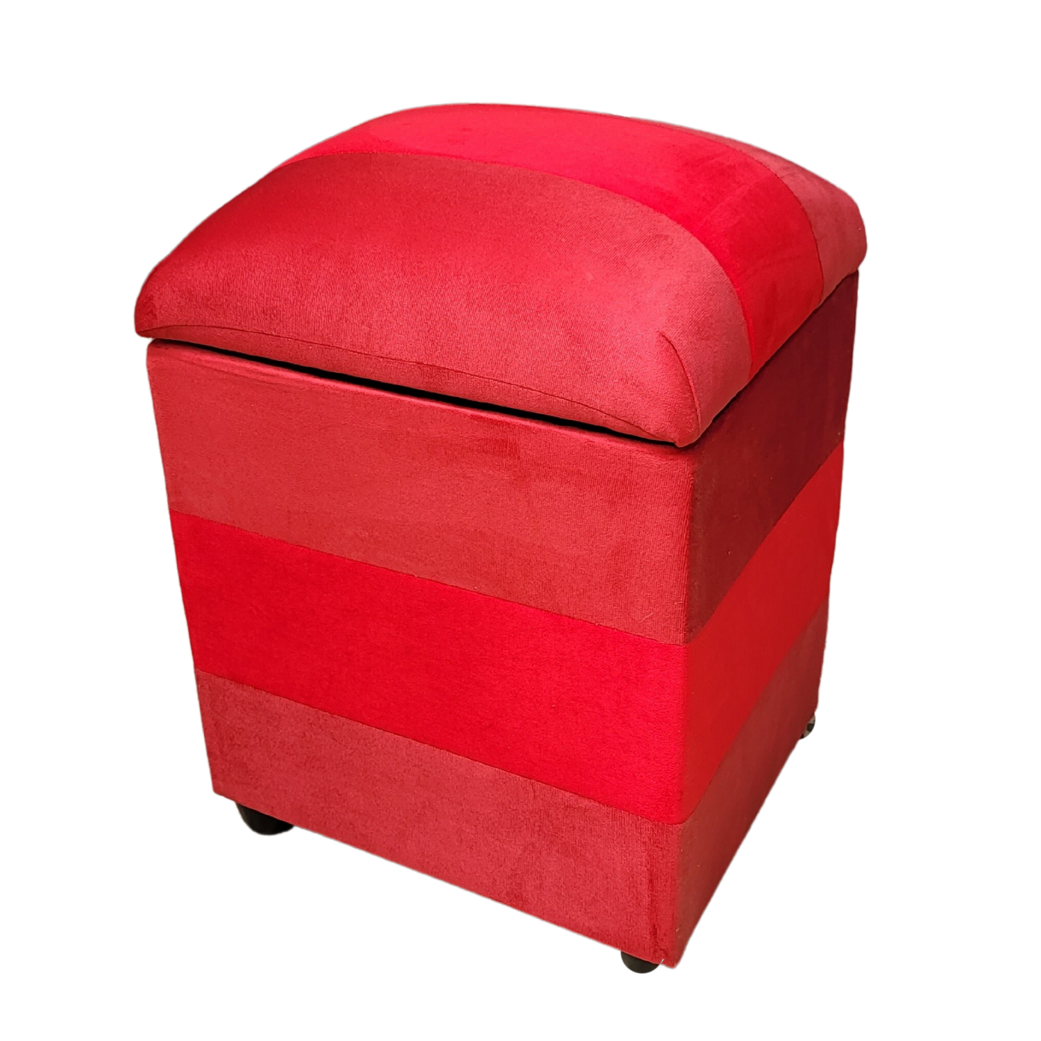 POUF MUEBLES RIMAR ROJO BAUL BICOLOR - 3