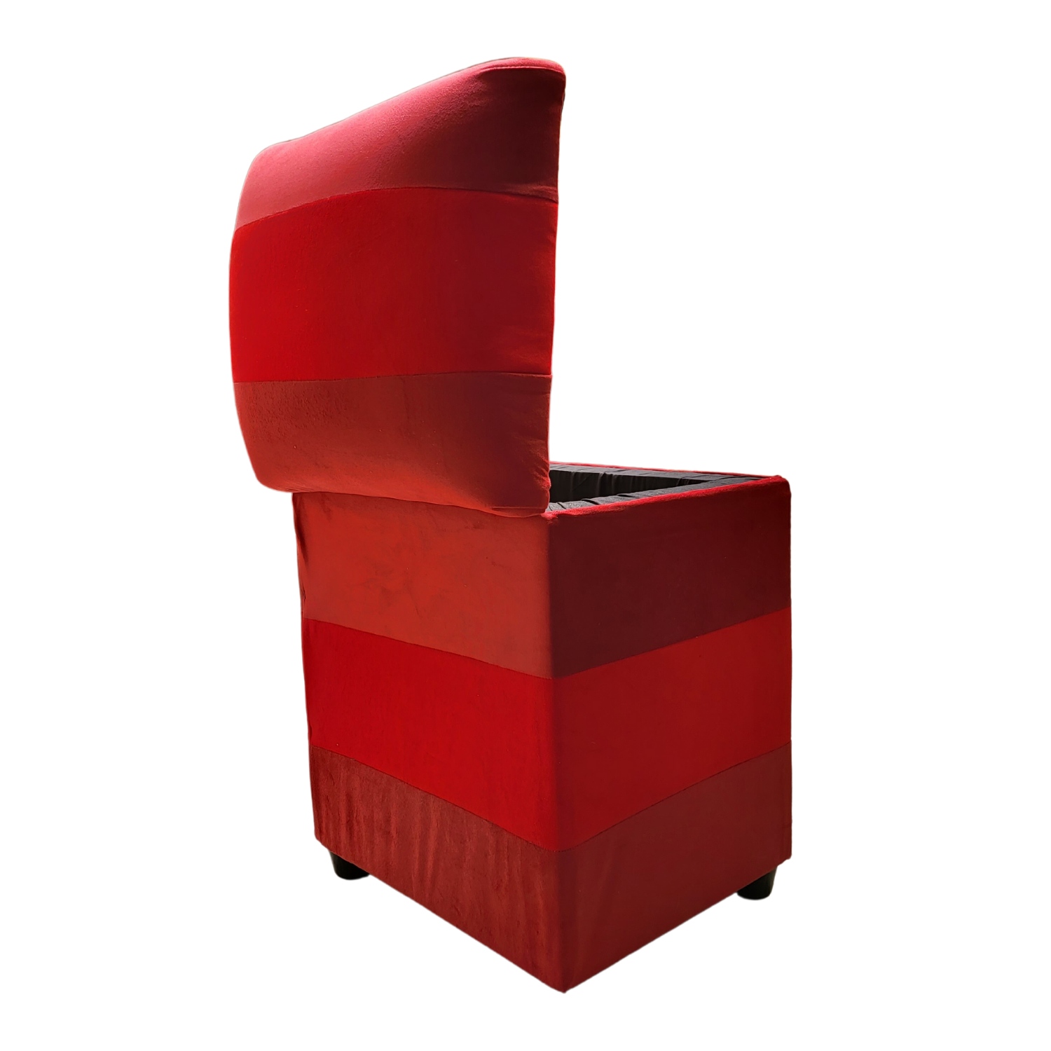 POUF MUEBLES RIMAR ROJO BAUL BICOLOR - 4