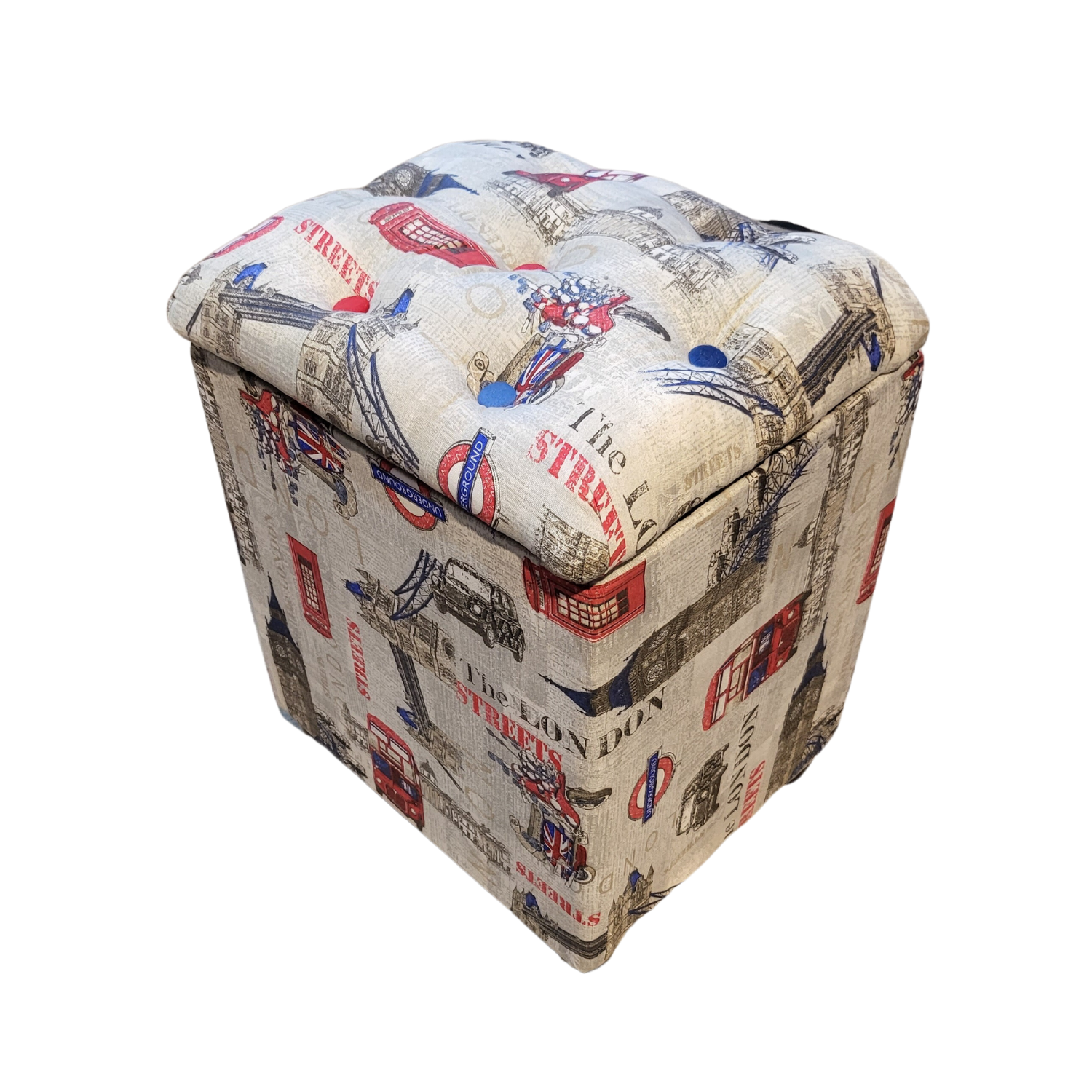 POUF MUEBLES RIMAR BAUL LONDON - 3