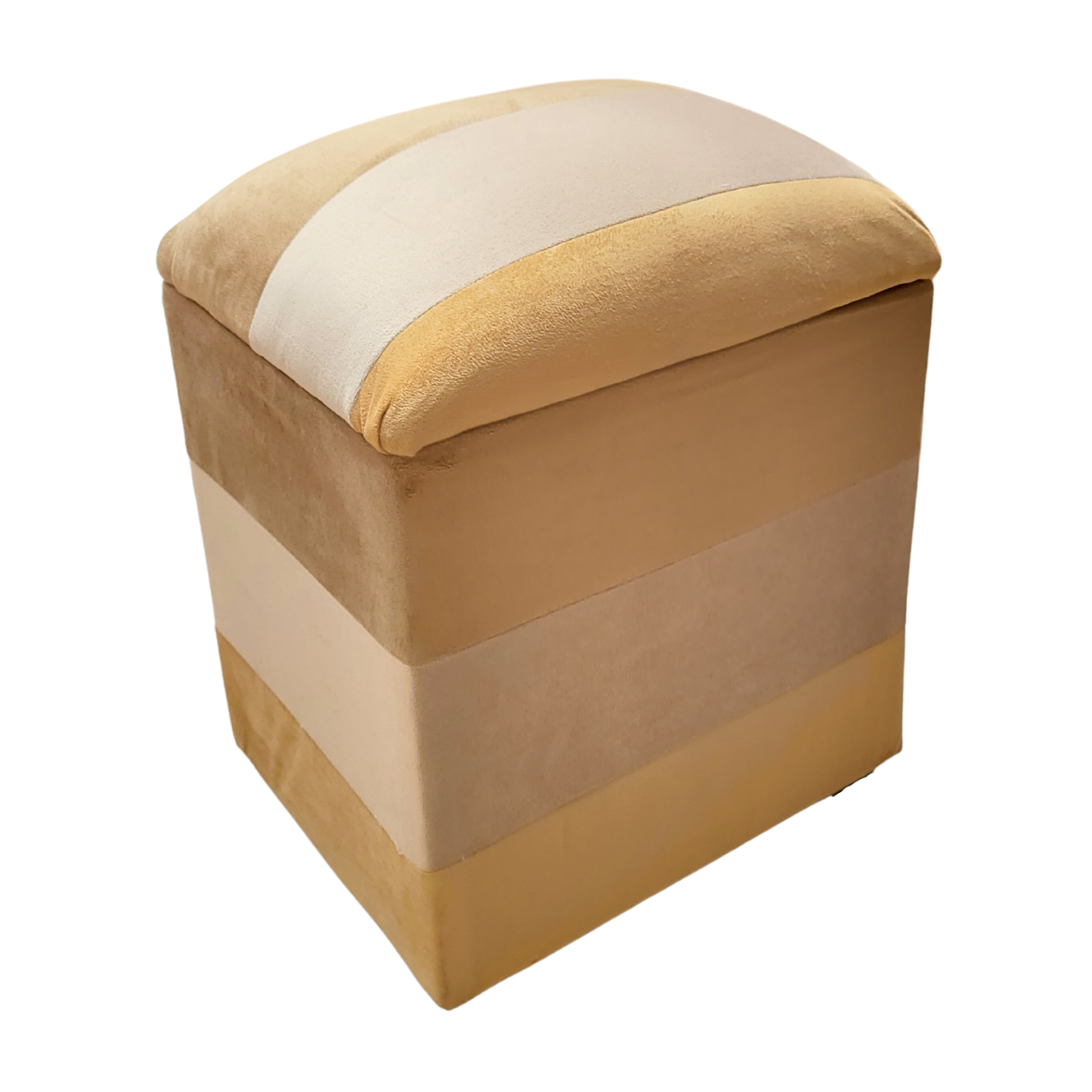 POUF MUEBLES RIMAR CAFÉ CLARO BAUL - 2