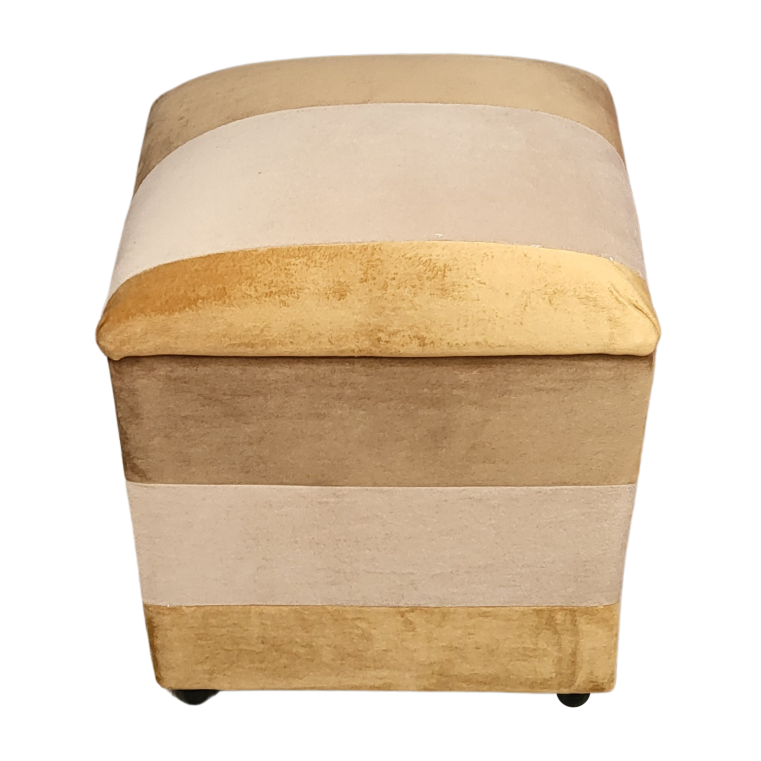 POUF MUEBLES RIMAR CAFÉ CLARO BAUL - 5