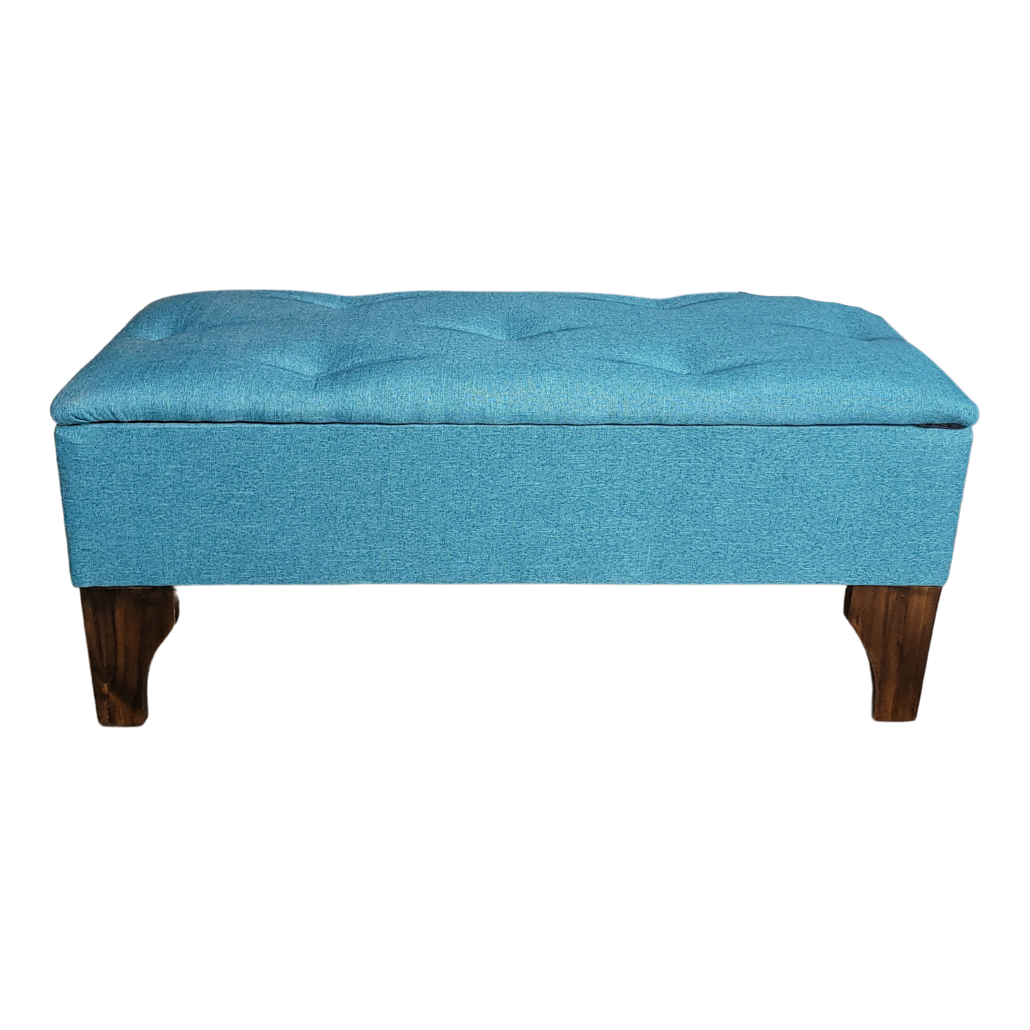 BANQUETA MUEBLES RIMAR TURQUESA BAUL LINO 105X40X45 - 1