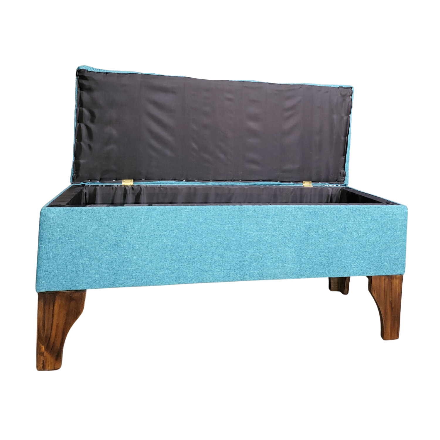 BANQUETA MUEBLES RIMAR TURQUESA BAUL LINO 105X40X45 - 5