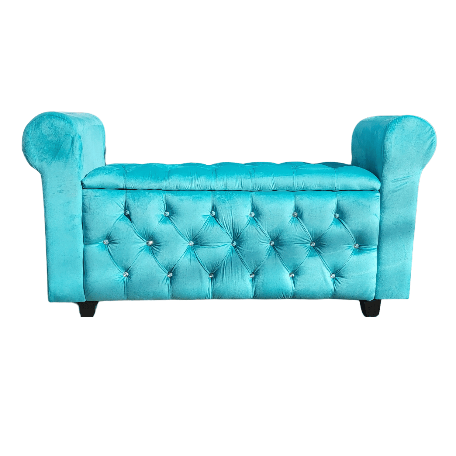 BANQUETA MUEBLES RIMAR BAUL CAPITONE CON BRAZO 135X40X50 - 4