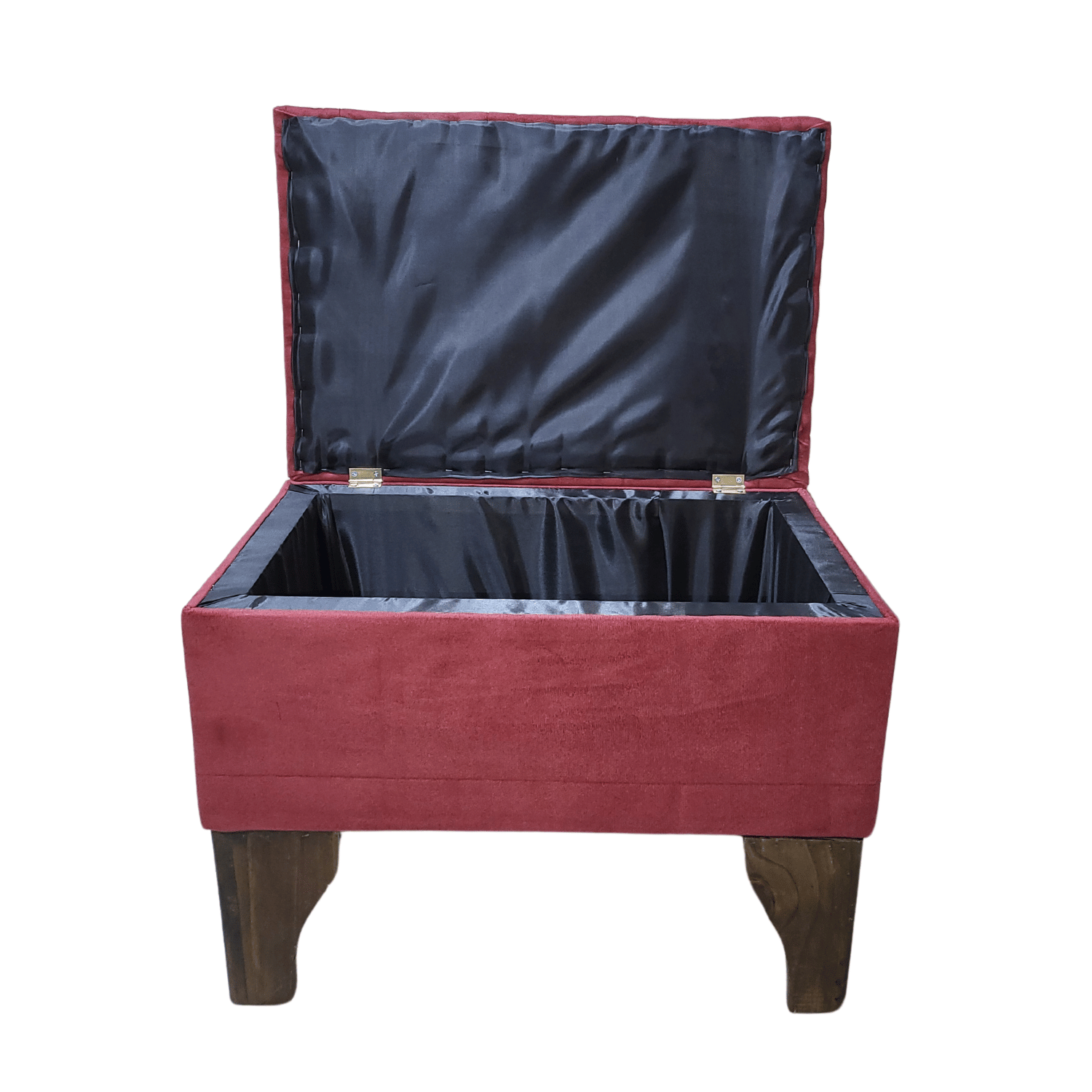 BANQUETA MUEBLES RIMAR BAUL LADRILLO FELPA 60X40X45 - 4