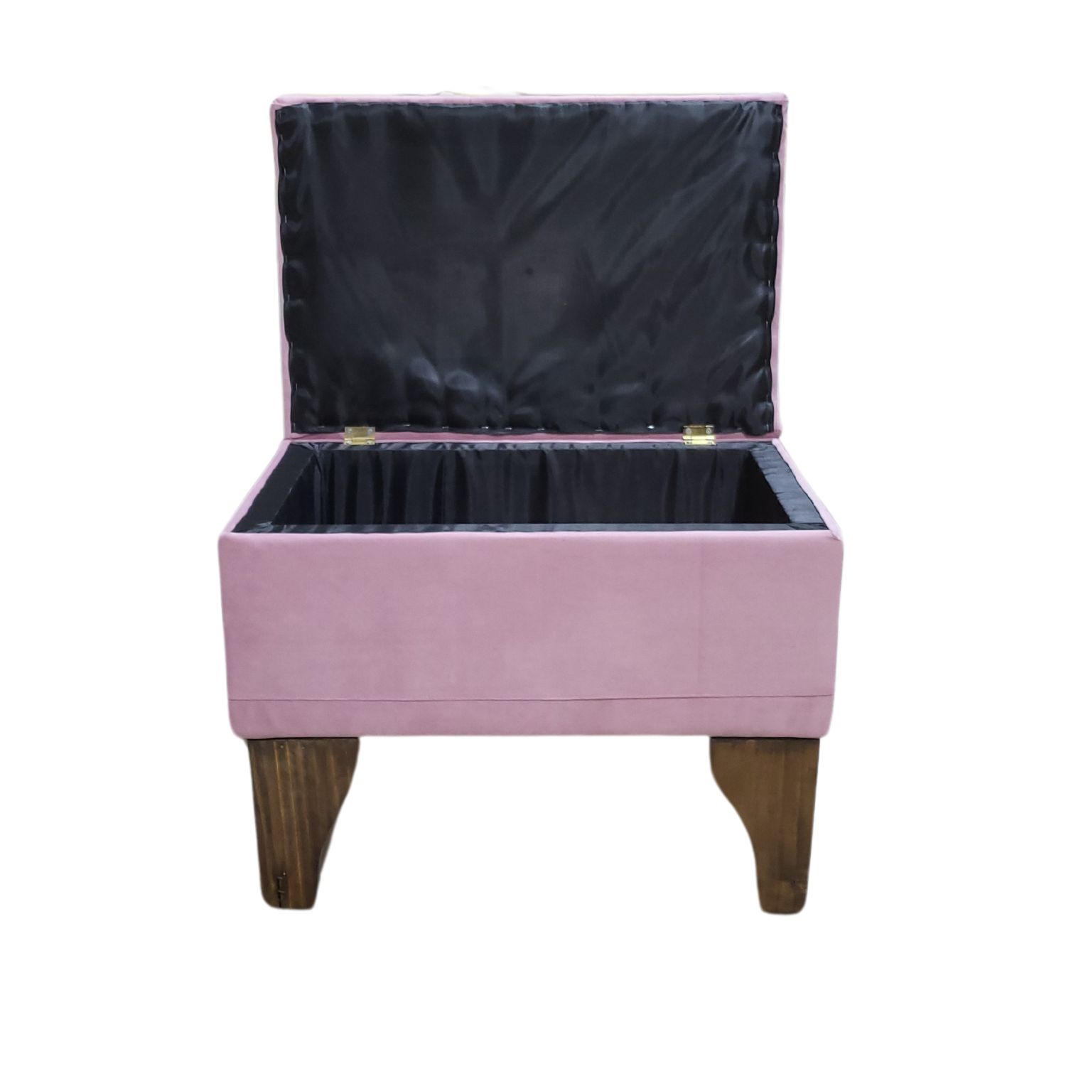 BANQUETA MUEBLES RIMAR BAUL PALO ROSA FELPA LINEAL 60X40X45 - 4