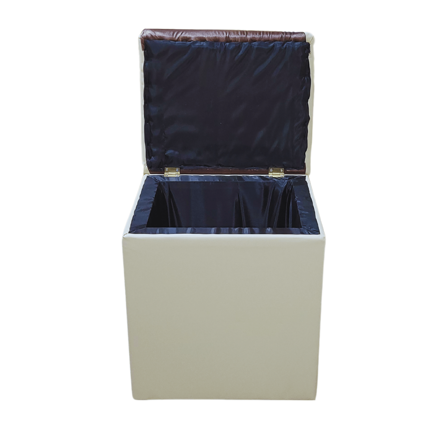 POUF MUEBLES RIMAR BAUL DAMA BICOLOR ECO CUERO 33X40X50X30 - 5