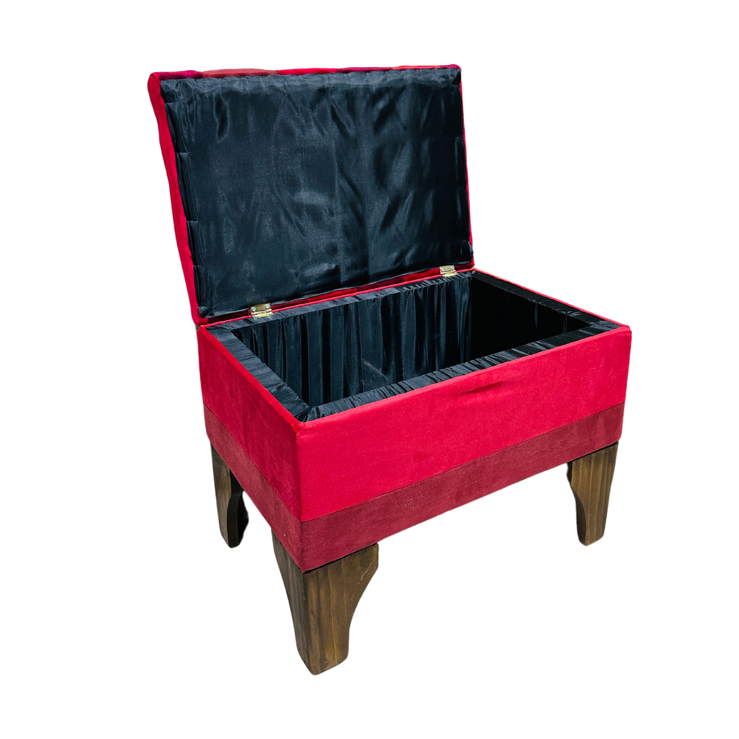 BANQUETA MUEBLES RIMAR FELPA MULTICOLOR BAUL BICOLOR 60X40X45X20 - 5