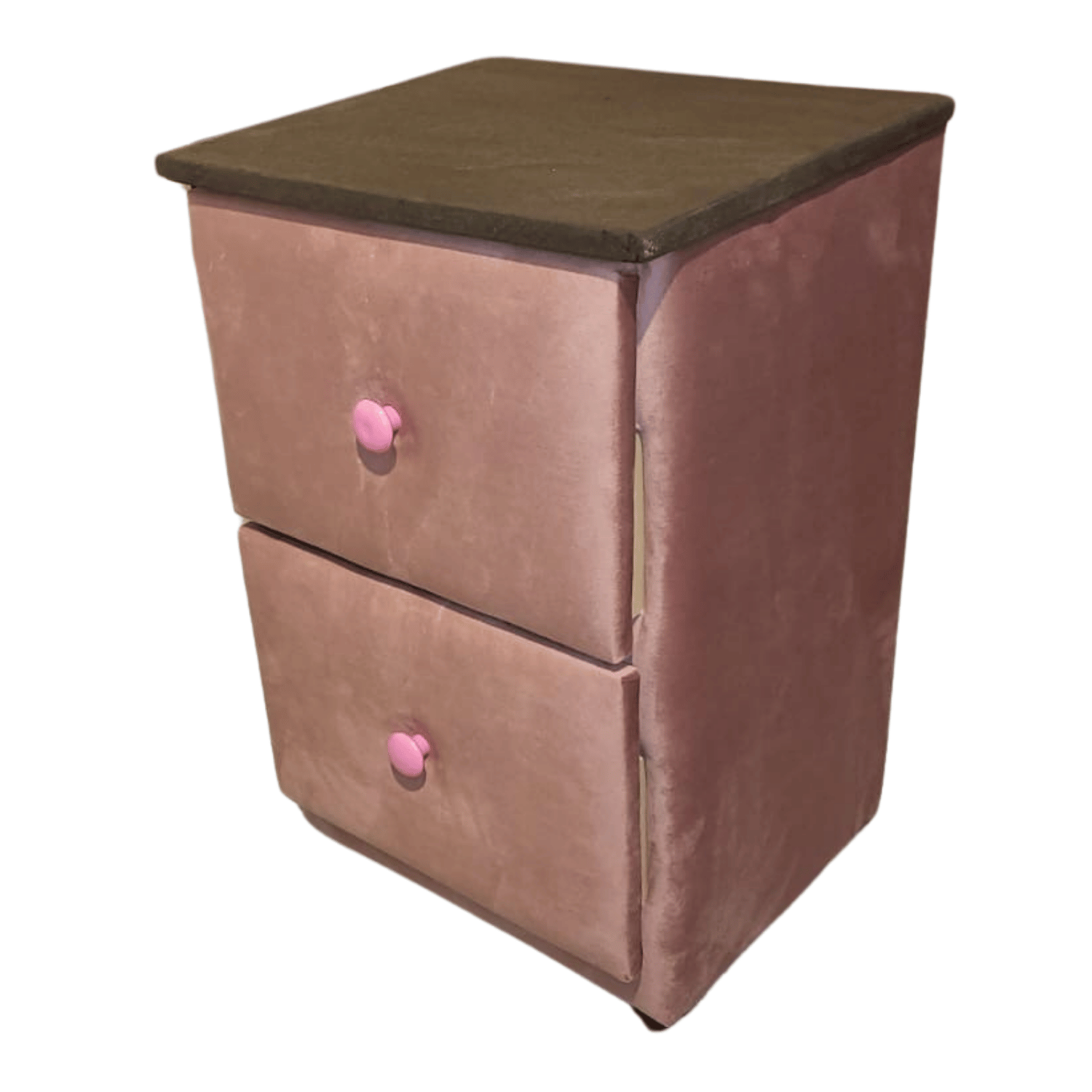 VELADOR MUEBLES RIMAR MDF PALO ROSA DOBLE CAJON FELPA - 3