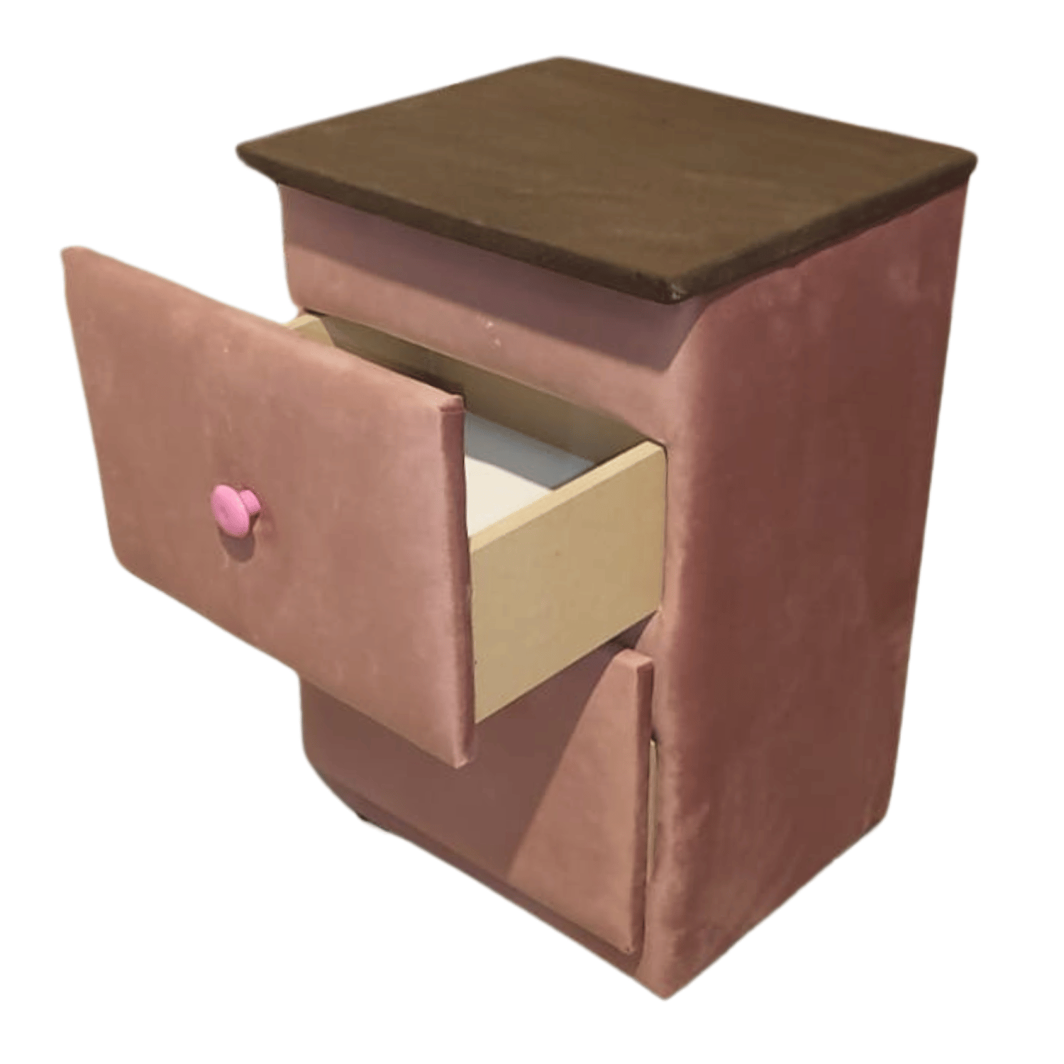 VELADOR MUEBLES RIMAR MDF PALO ROSA DOBLE CAJON FELPA - 4