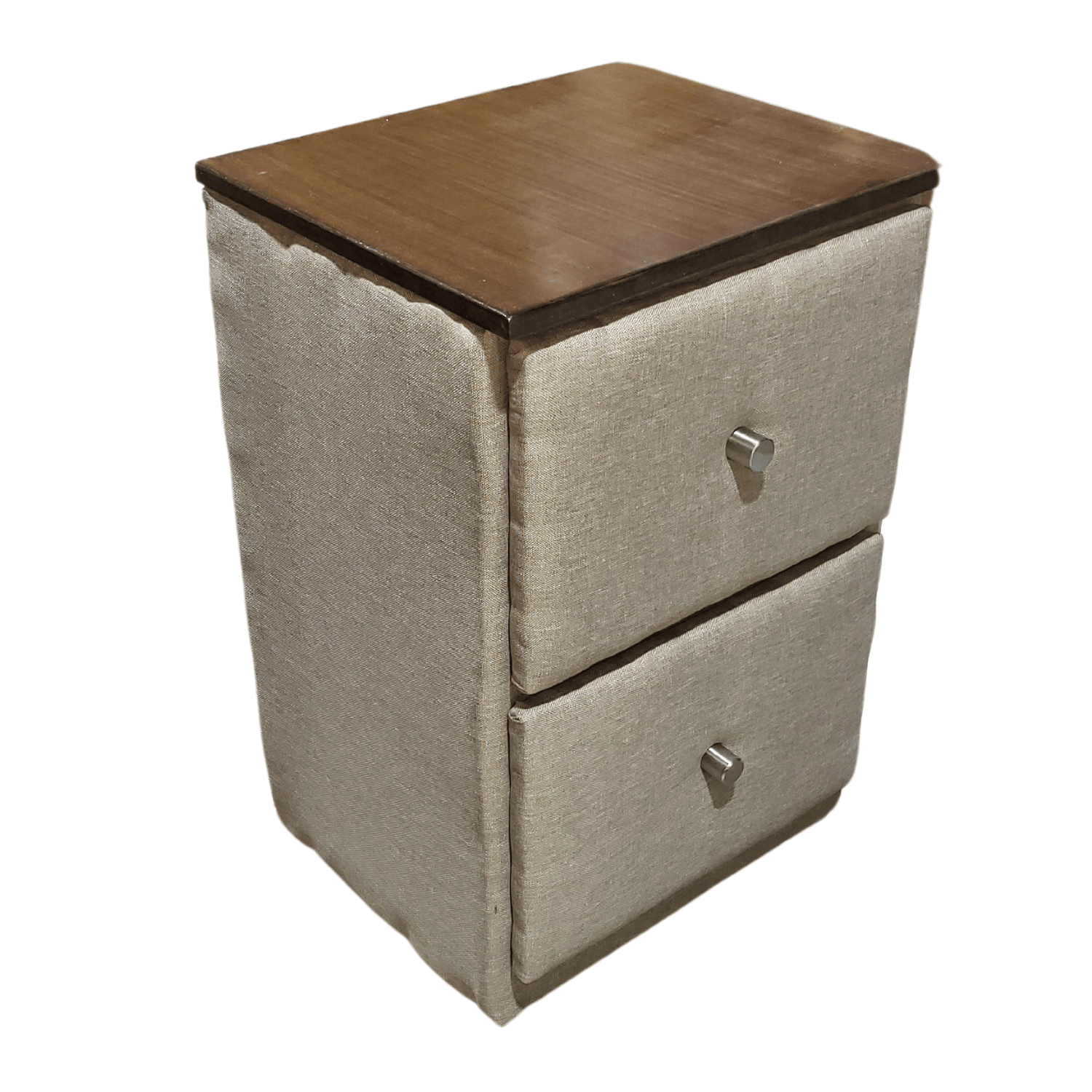VELADOR MUEBLES RIMAR MDF BEIGE DOBLE CAJON LINO - 2